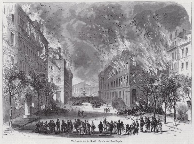 Bränder i Rue Royale, Paris kommun av German School
