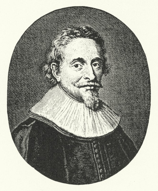 Hugo Grotius, holländsk jurist (gravyr) av German School