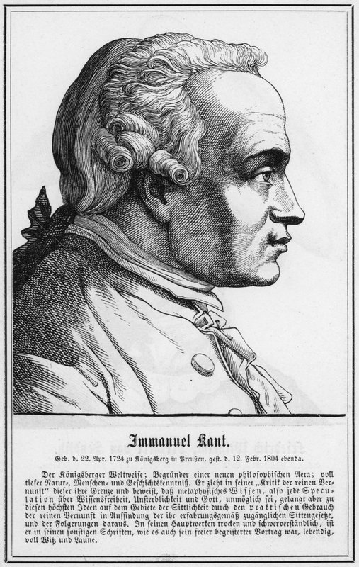 Immanuel Kant (gravyr) av German School