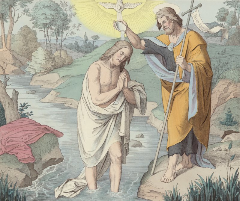 Jesus döpte av German School