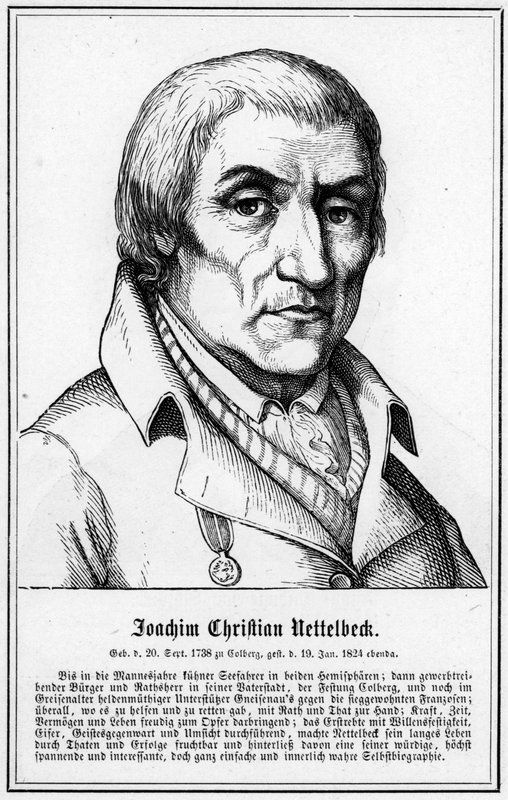 Joachim Christian Nettelbeck (gravyr) av German School