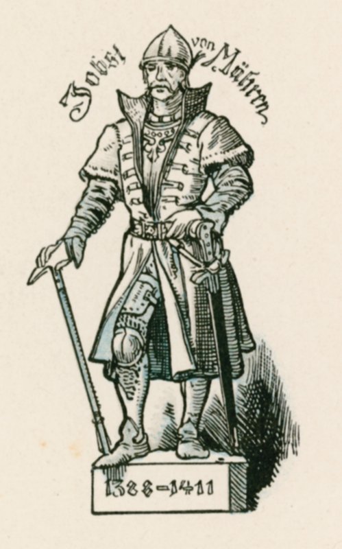 Jobst av Mähren (1388-1411) av German School