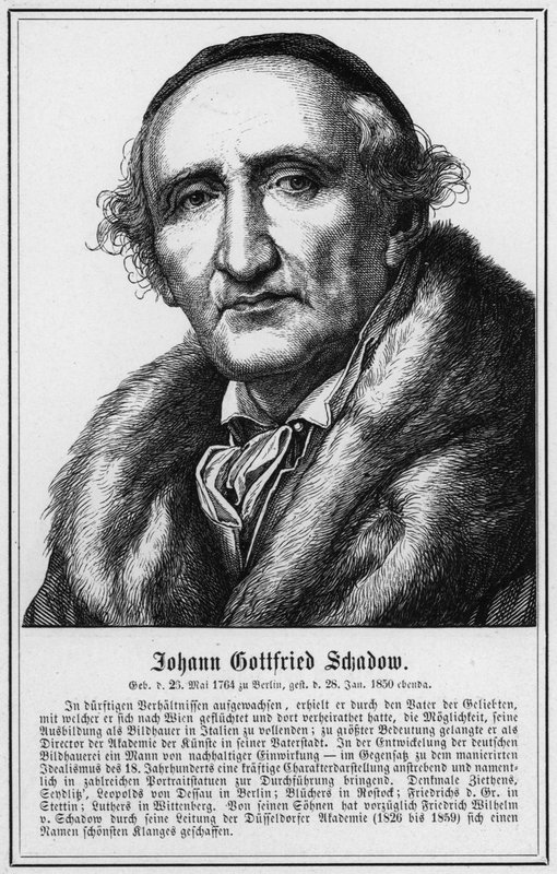 Johann Gottfried Schadow (gravyr) av German School