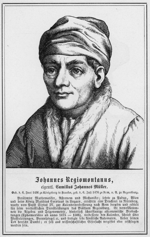 Johannes Regiomontanus (gravyr) av German School