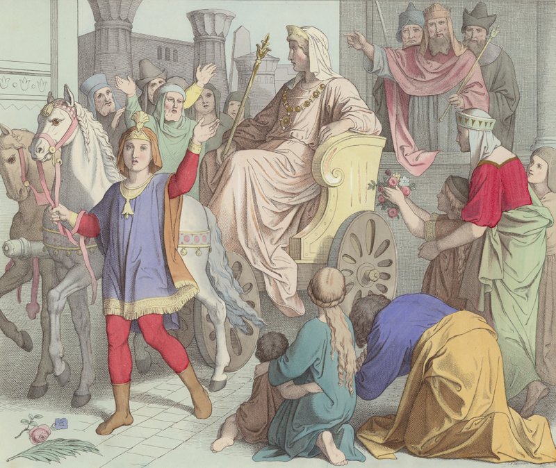 Joseph guvernör över Egypten av German School