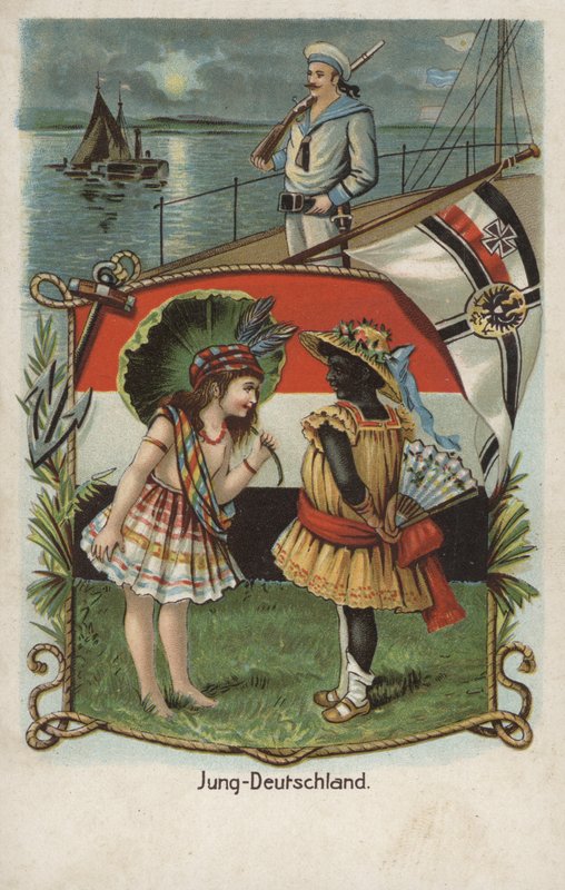Unga Tyskland (färg litho) av German School