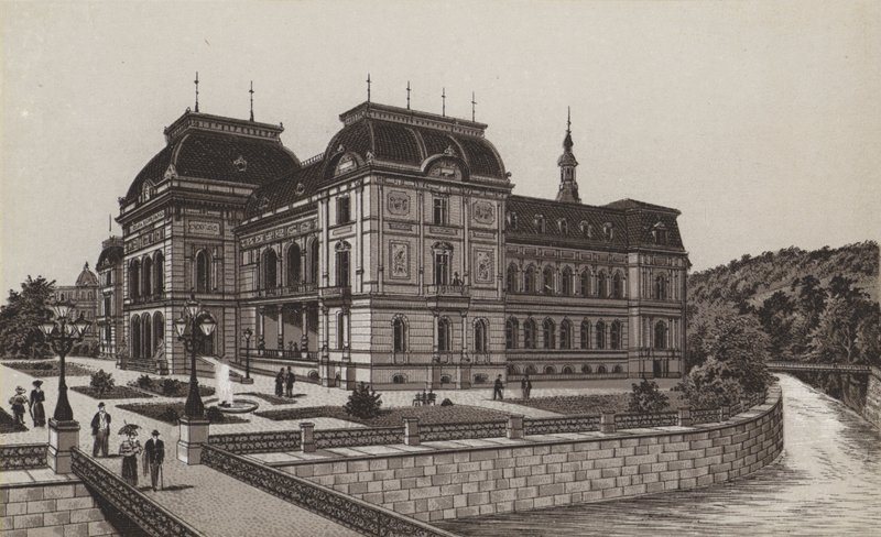 Kaiserbad (litho) av German School