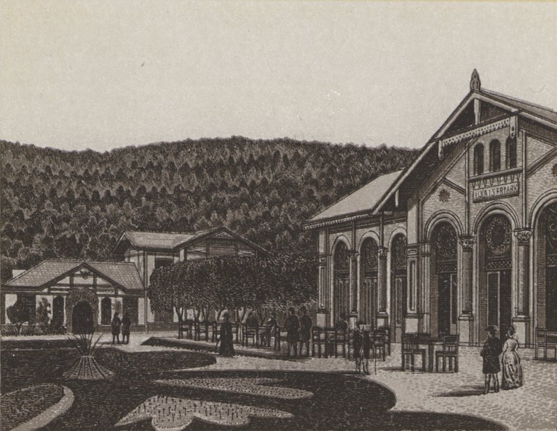 Kaiserpark (litho) av German School