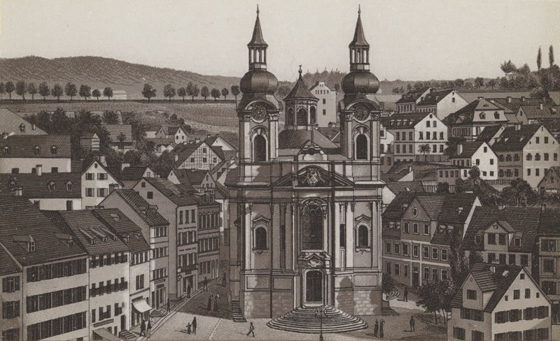 Katolska kyrkan (litho) av German School