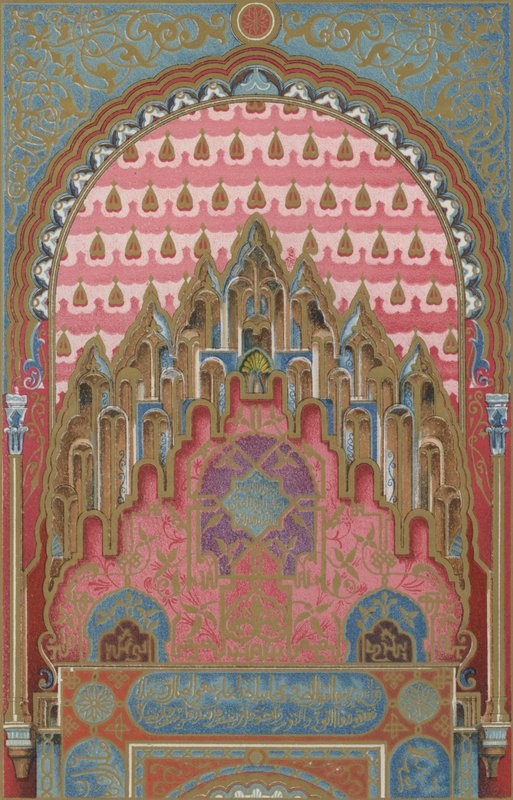 morisk arabesque av German School