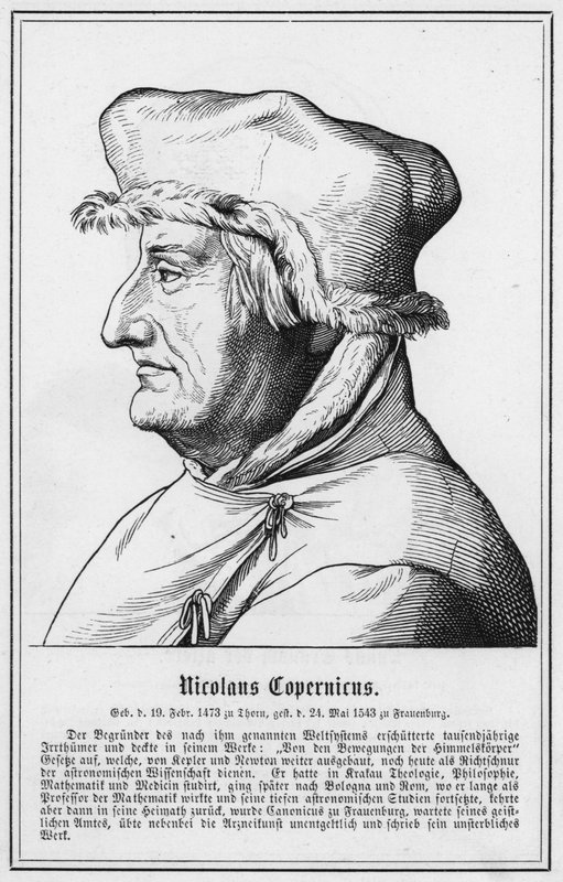 Nicolaus Copernicus (gravyr) av German School