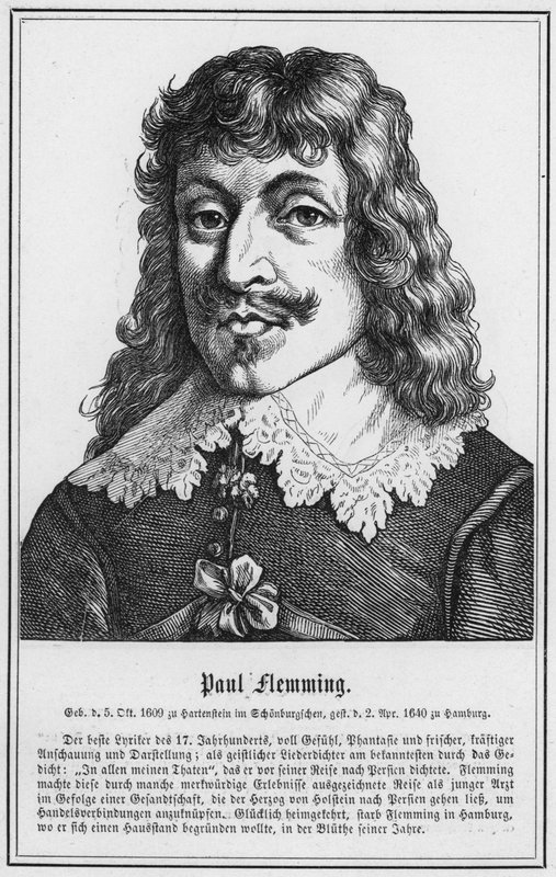 Paul Flemming (gravyr) av German School