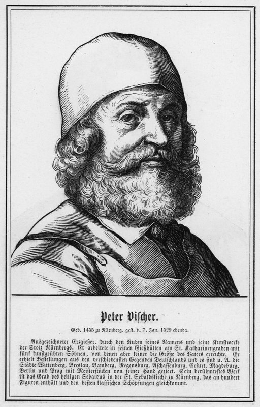 Peter Vischer (gravyr) av German School