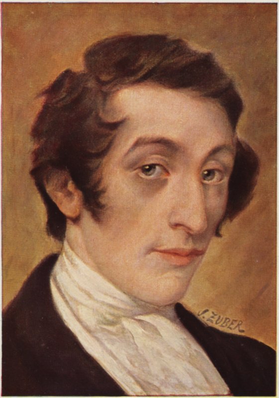 Porträtt av Carl Maria von Weber av German School