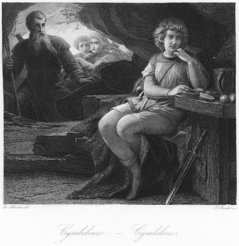 Scen från Cymbeline av German School