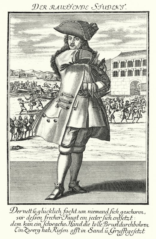 The Fighting Student (gravyr) av German School