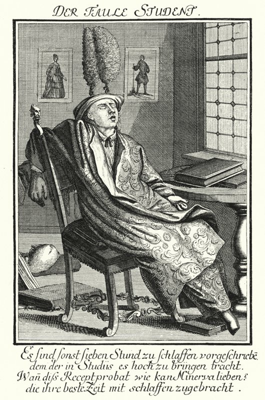 The Lazy Student (gravyr) av German School
