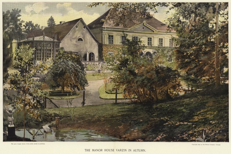 Herrgården Varzin på hösten av German School