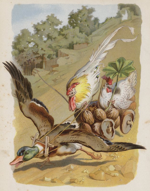Paketet Ragamuffins (chromolitho) av German School