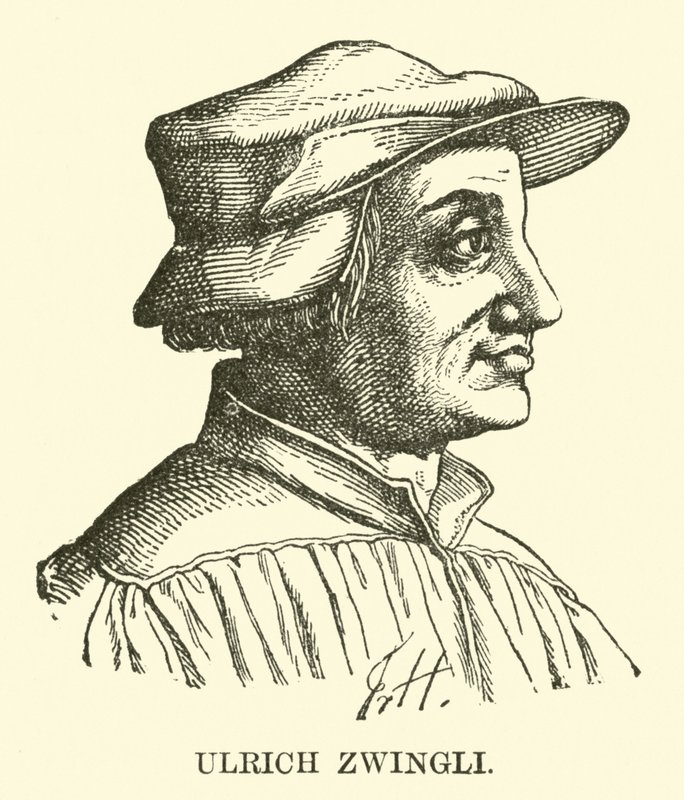 Ulrich Zwingli av German School