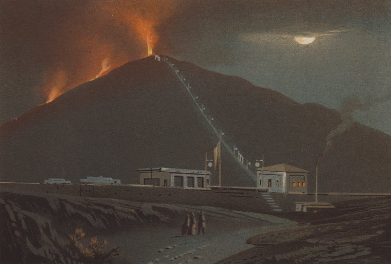 Vesuvius utbrott, 1880 av German School