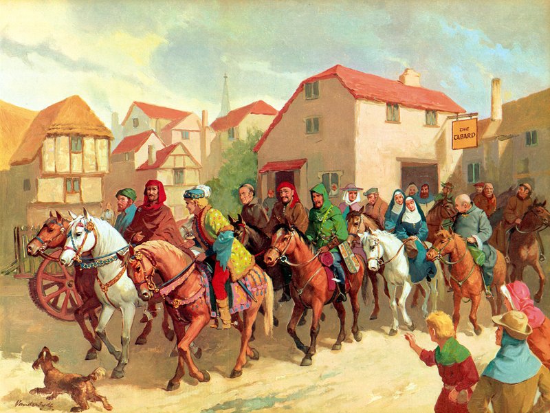 Chaucers pilgrimer av Gerritt Vandersyde