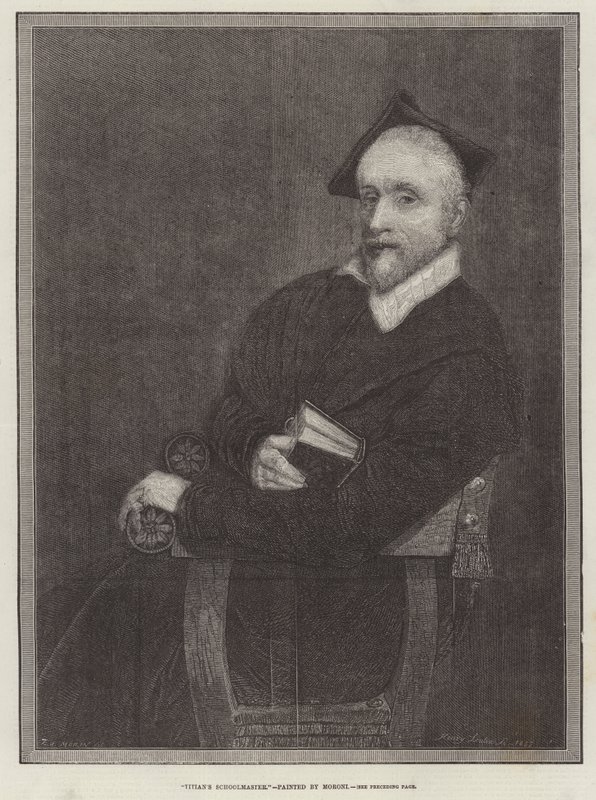 Tizians skolmästare av Giovanni Battista Moroni