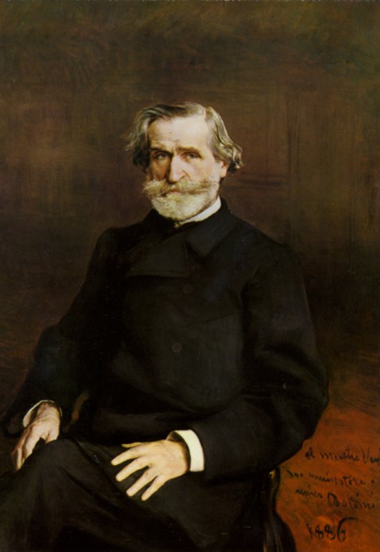 Porträtt av Giuseppe Verdi av Giovanni Boldini