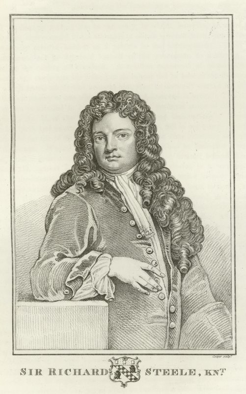 Sir Richard Steele, riddare av Godfrey Kneller