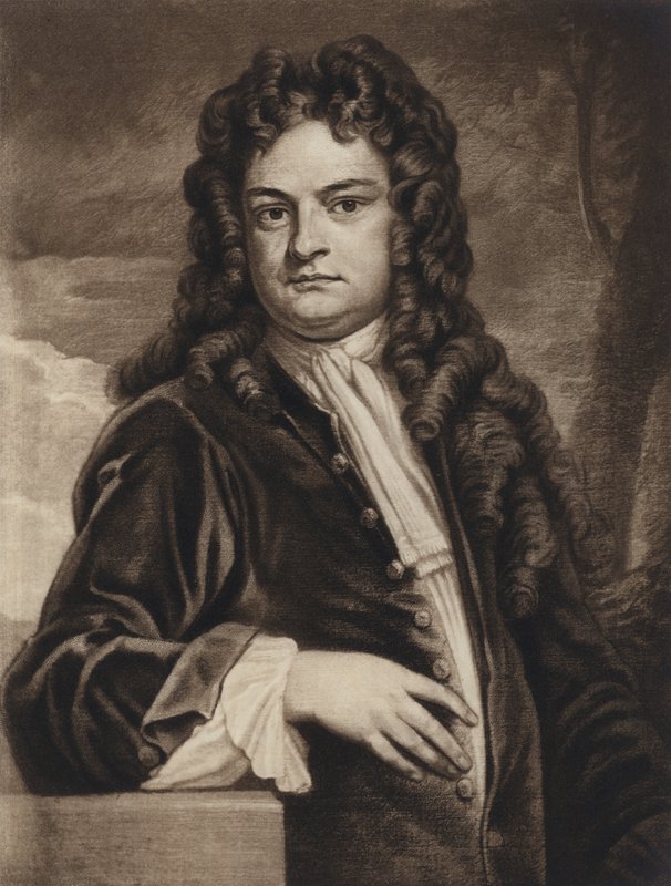 Sir Richard Steele (litho) av Godfrey (after) Kneller