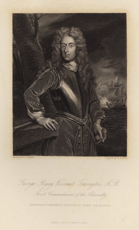 George Byng Viscount Torrington av Godfrey Kneller