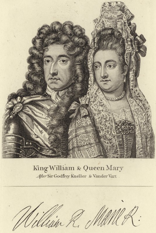 kung William och drottning Mary av Godfrey Kneller