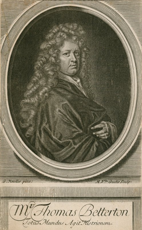 Mr Thomas Betterton, skådespelare av Godfrey Kneller