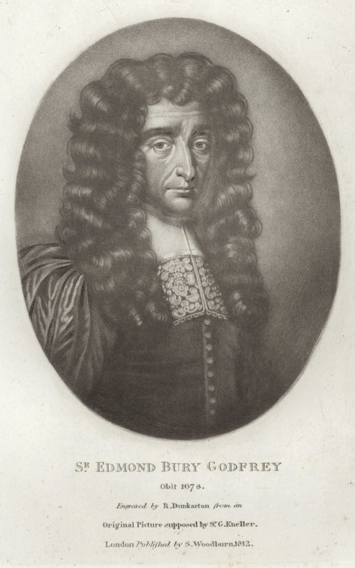 Sir Edmond Bury Godfrey av Godfrey Kneller
