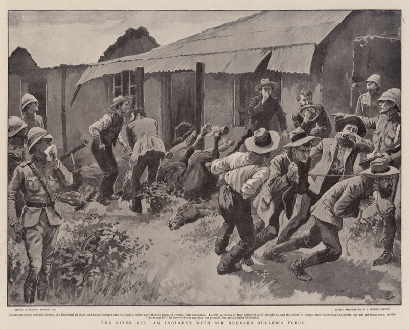 A Biter Bit, en Incident med Sir Redvers Bullers Force av Gordon Frederick Browne