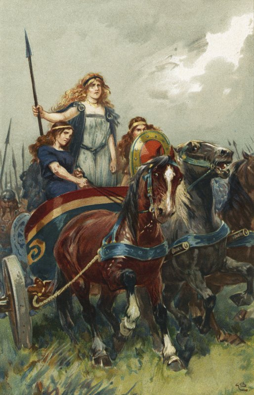 Drottning Boadicea av Gordon Frederick Browne