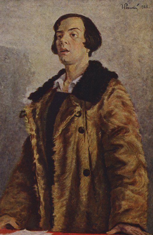 Ordförande (färg litho) av Grigory Grigorievich Ryazhsky