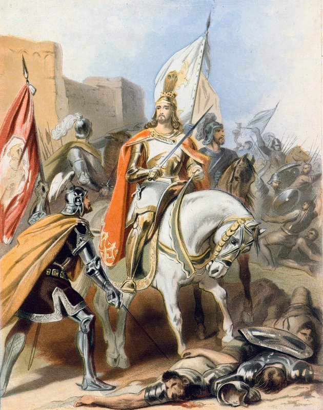 Mötet mellan Emmanuel och kapten Credence av Gustav Bartsch