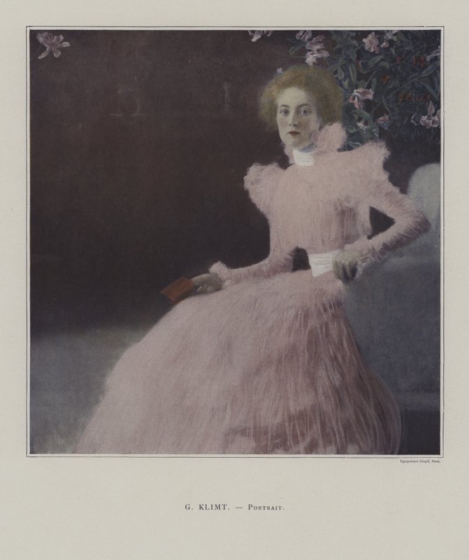 Porträtt av Sonja Knips av Gustav Klimt