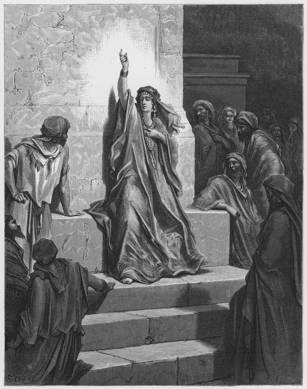 Gustave Dore Bibeln: Deborah av Gustave Dore