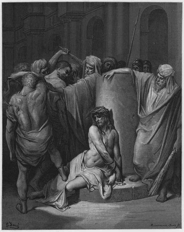 Gustave Dore Bibeln: Jesus gisslade av Gustave Dore