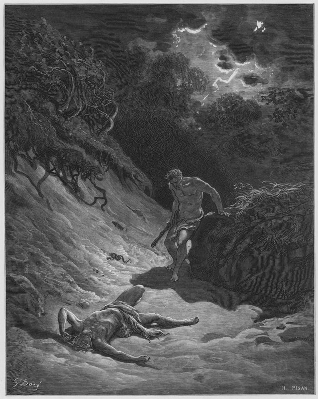 Gustave Dore Bibeln: Abels död av Gustave Dore