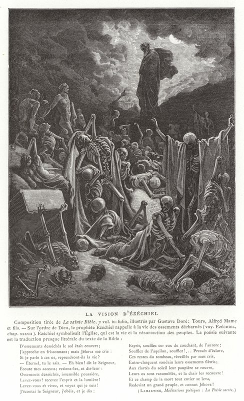 Hesekiels syn av Gustave Dore