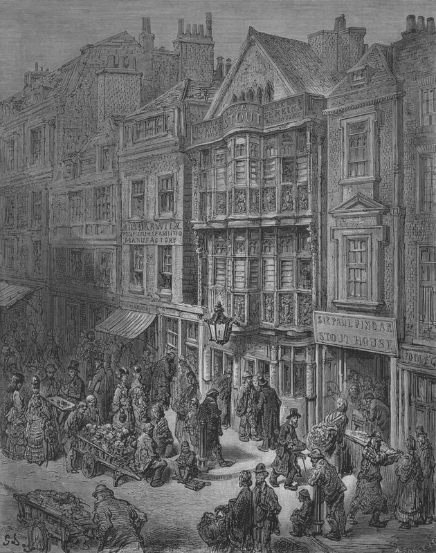 Bishopsgate av Gustave after Dore