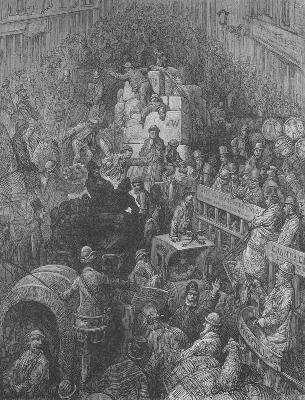 Trängsel av Gustave after Dore