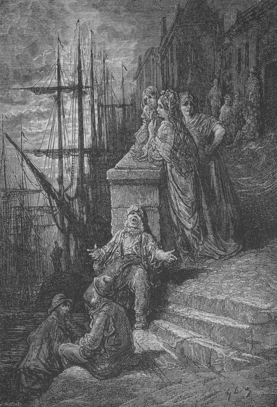 Famille De Marins av Gustave after Dore