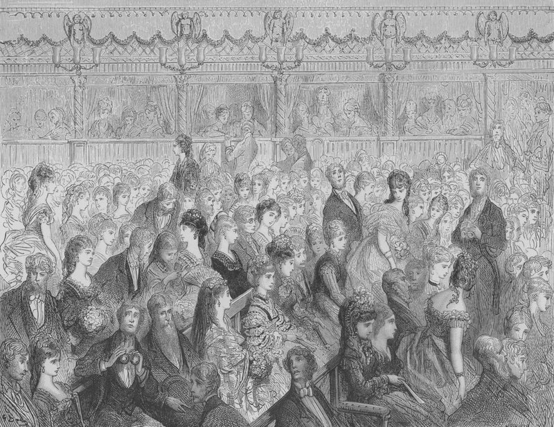 Covent-Garden Orchestra Fåtöljer av Gustave after Dore