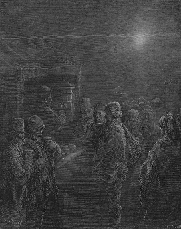 Första kaffekoppen av Gustave after Dore