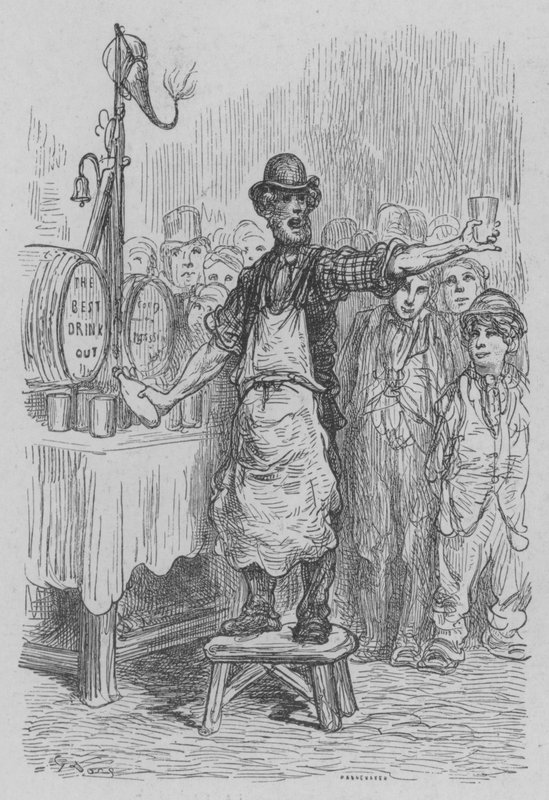 Dryckesautomaten av Gustave after Dore