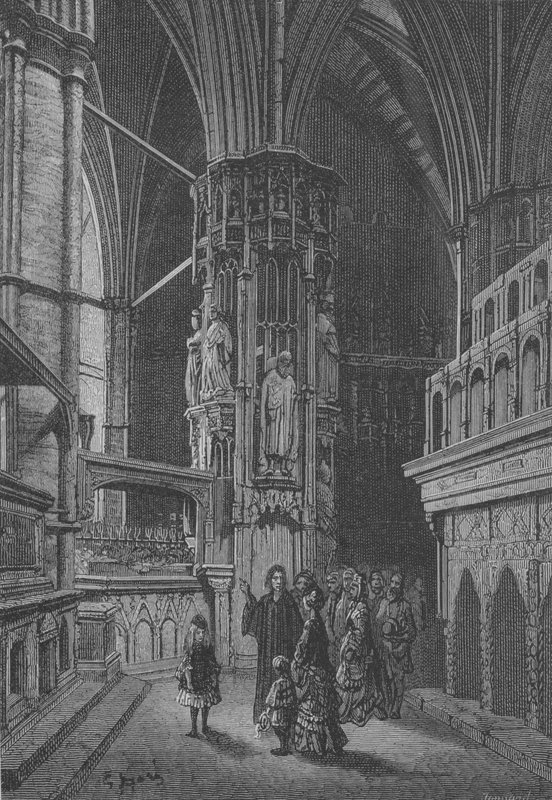 Gravarna i Westminster av Gustave after Dore